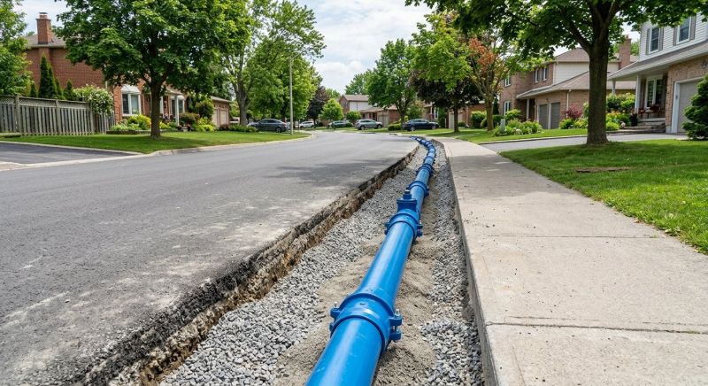 Water Main Repair project example